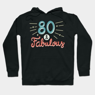 80th Birthday T-shirt Hoodie